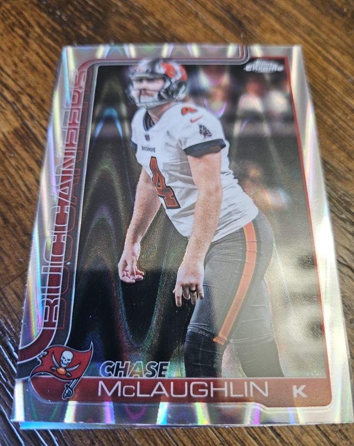 2025 Topps Chrome #288 Chase McLaughlin — front