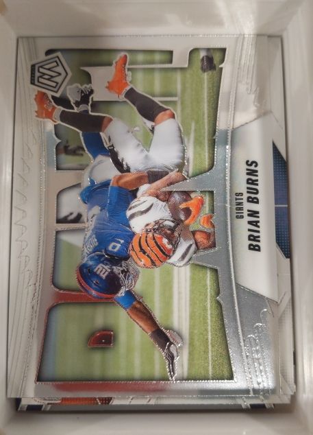 2025 Panini Mosaic #7 Brian Burns Bang! — front