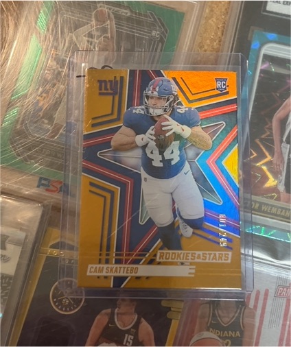 2025 Panini Rookies & Stars #110 Cam Skattebo — front