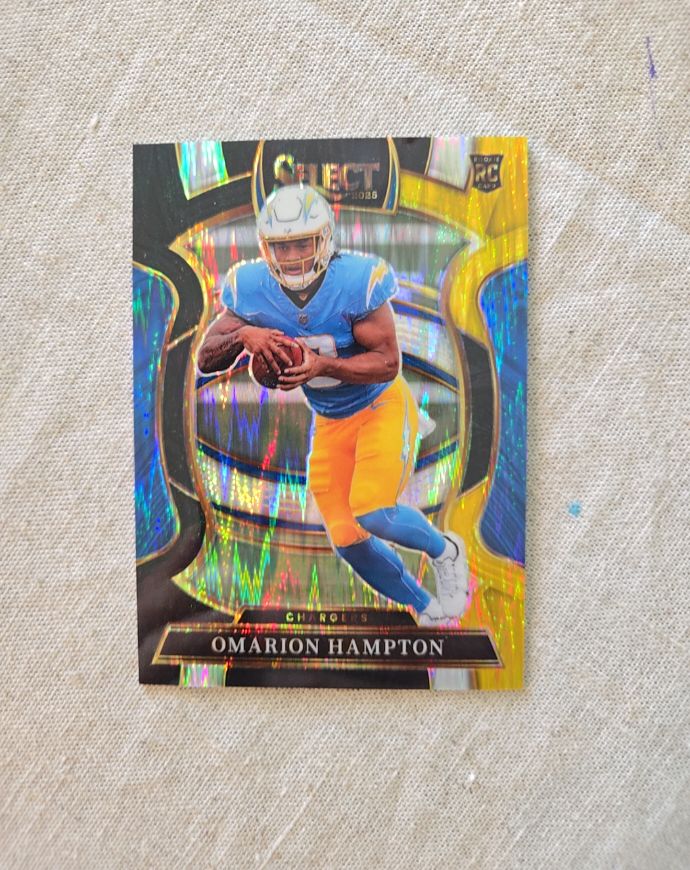 2025 Panini Select #2 Omarion Hampton — front