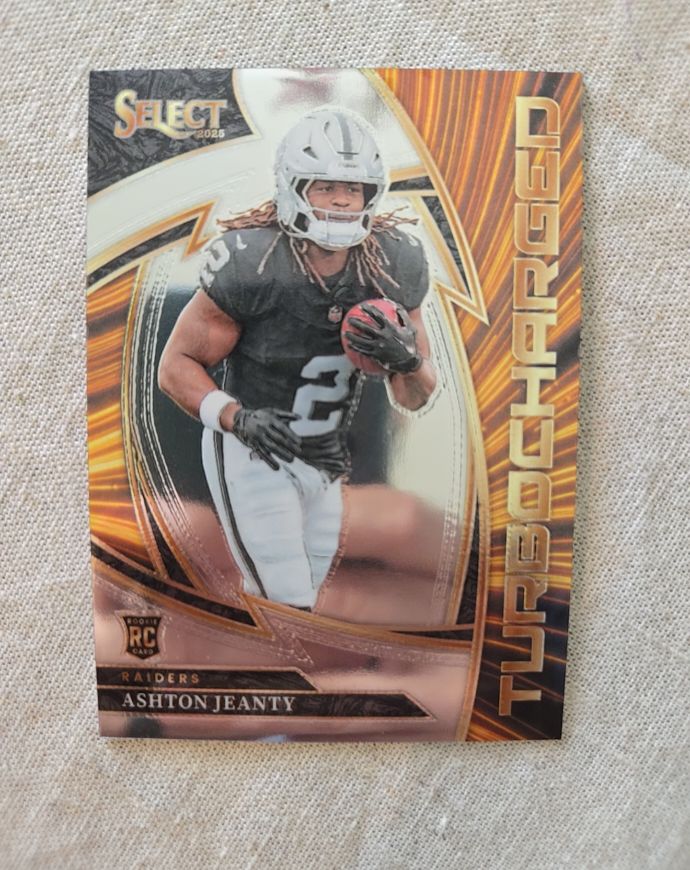 2025 Panini Select #10 Ashton Jeanty Turbocharged — front