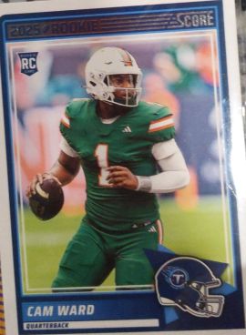 2025 Panini Score #13 Cameron Ward — front