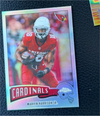 2025 Topps Chrome #1975-1 Marvin Harrison Jr. — front
