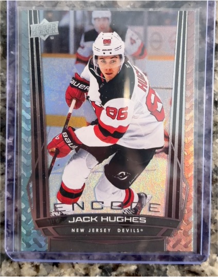 2025-26 Upper Deck Series 2 Encore #E-172 Jack Hughes — front