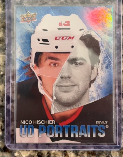 2025-26 Upper Deck Series 2 #P-50 Nico Hischier UD Portraits — front