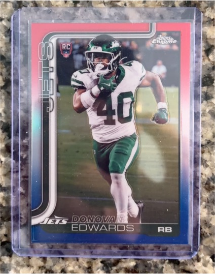 2025 Topps Chrome #392 Donovan Edwards — front