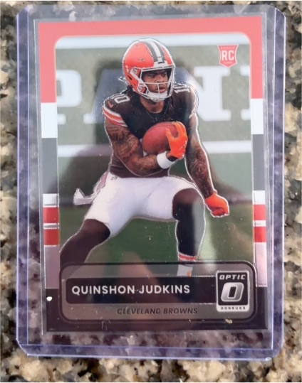 2025 Panini Donruss Optic #12 Quinshon Judkins — front
