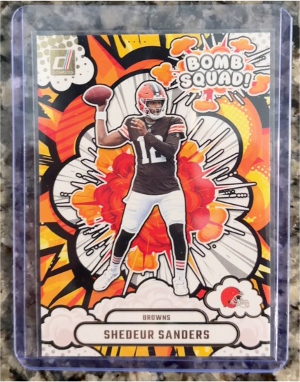 2025 Panini Donruss Bomb Squad #BS-SSS Shedeur Sanders — front