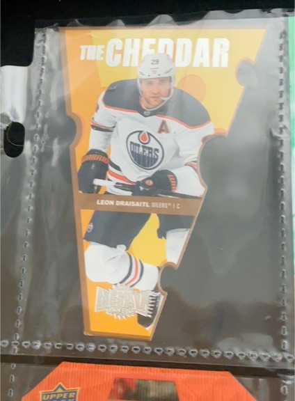 2021-22 Upper Deck Metal Universe The Cheddar #TC-5 Leon Draisaitl — front