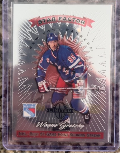 1997-98 Donruss Limited Star Factor Wayne Gretzky New York Rangers — front
