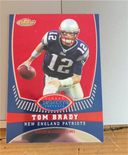 2008 Topps Finest Moments #TB12 Tom Brady — front