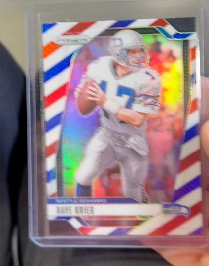 2024 Panini Prizm #267 Dave Krieg Red White and Blue — front