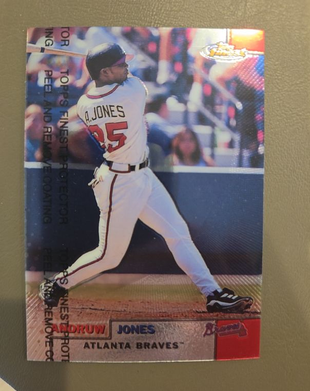 1999 Topps Finest #215 Andruw Jones — front