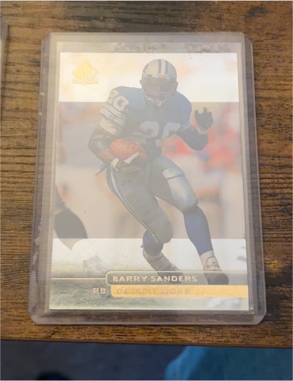 1998 SP Authentic #69 Barry Sanders — front