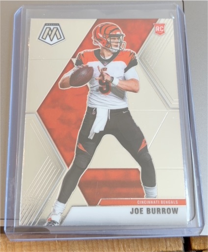 2020 Panini Mosaic #201 Joe Burrow Rookie RC Cincinnati Bengals — front
