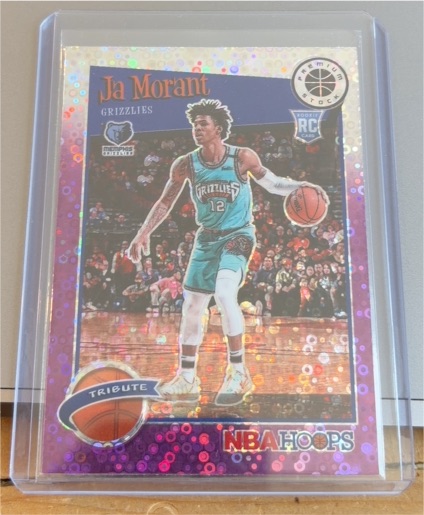 2019-20 Panini NBA Hoops Premium Stock #297 Ja Morant — front