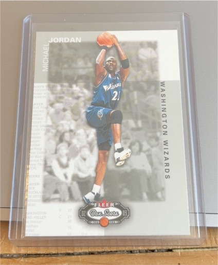 2002-03 Fleer Box Score #23 Michael Jordan — front
