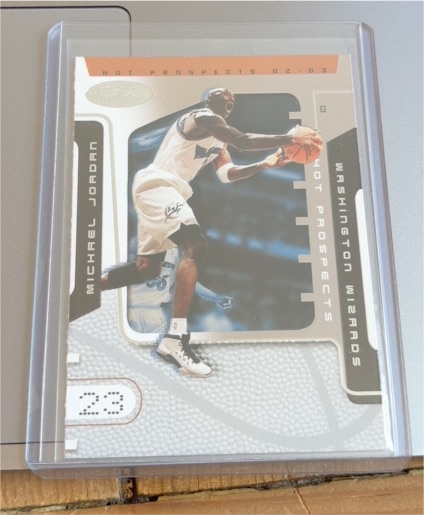 2002-03 Fleer Hoops Hot Prospects #34 Michael Jordan — front