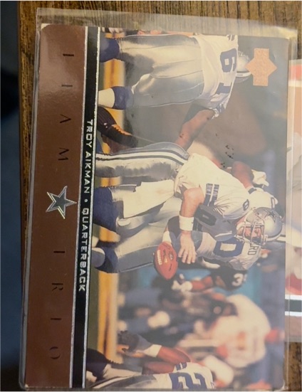 1996 Upper Deck Team Trio #TT40 Troy Aikman — front