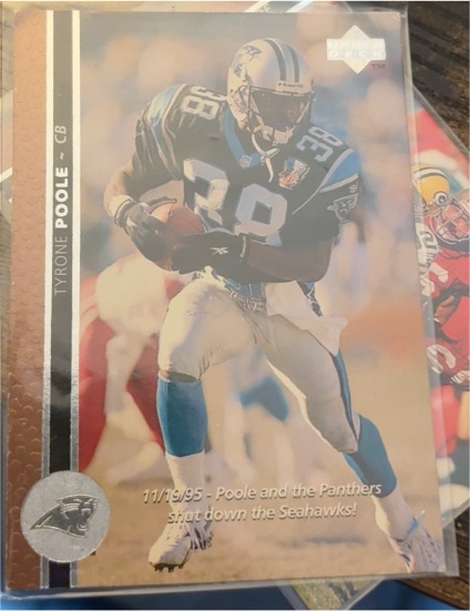 1995 Upper Deck Collector's Choice Update #U7 Tyrone Poole — front