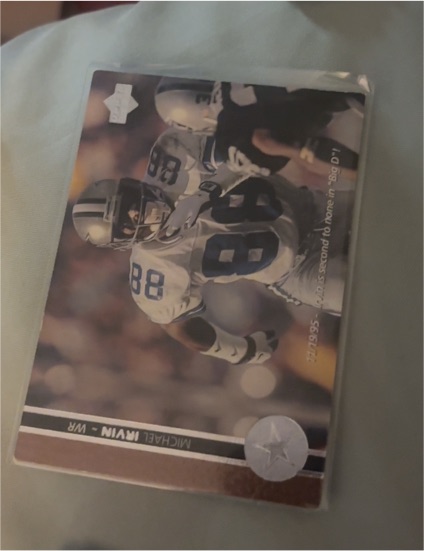 1996 Upper Deck Collector's Choice MVP #M11 Michael Irvin — front