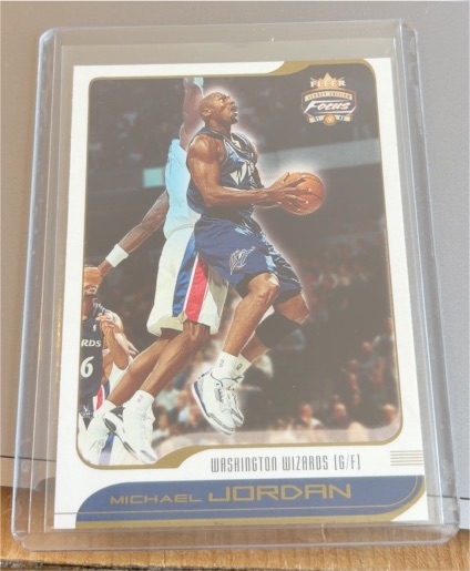 2001-02 Fleer Focus #95 Michael Jordan — front