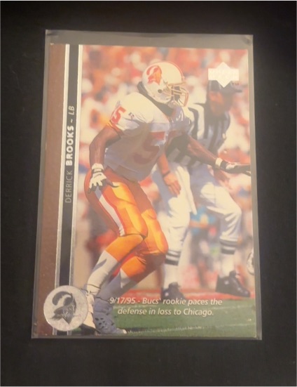 1996 Upper Deck #296 Derrick Brooks — front