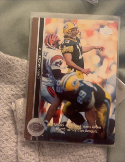 1996 Upper Deck #191 Chris Jacke — front