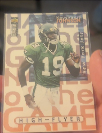 1997 Upper Deck Collector's Choice #66 Keyshawn Johnson — front