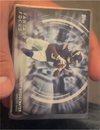 2015 Topps Fantasy Focus #FF-TBR Teddy Bridgewater — front
