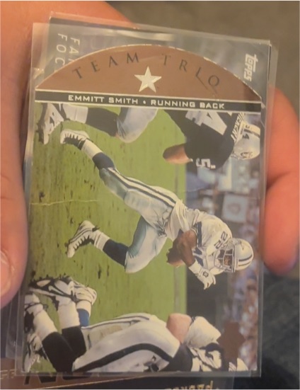1996 Topps Team Trio #TT70 Emmitt Smith — front