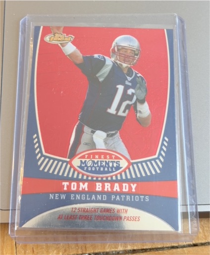 2008 Topps Finest Moments #TB12 Tom Brady — front