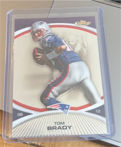 2010 Topps Finest #12 Tom Brady — front