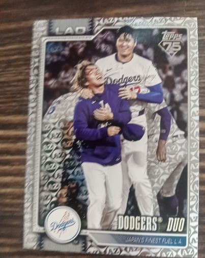 2026 Topps Series 1 #265 Dodgers Duo — front