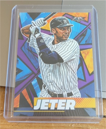 2021 Topps Fire #194 Derek Jeter — front