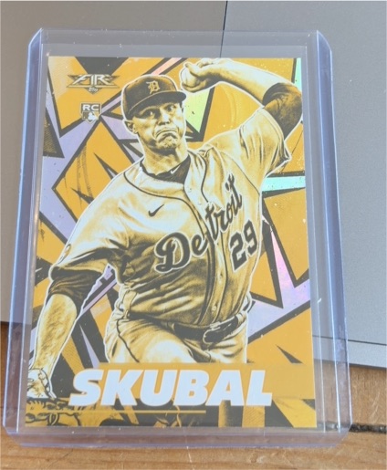 2021 Topps Fire #99 Tarik Skubal — front