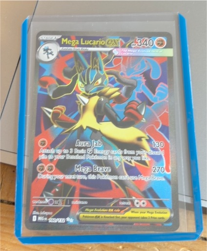 2025 Pokémon TCG Mega Lucario EX #160/132 — front