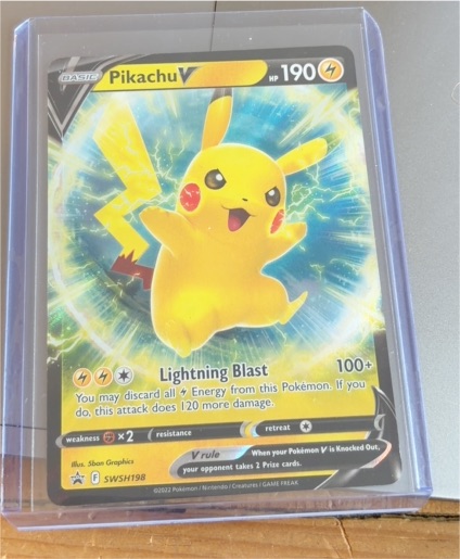 2022 Pokémon TCG #SWSH198 Pikachu V — front