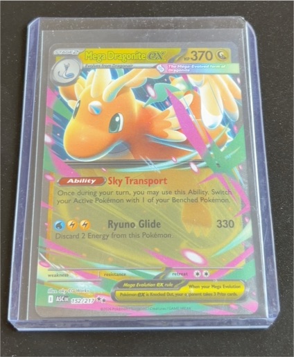 2016 Pokémon Ascended Heroes #152 Mega Dragonite EX — front