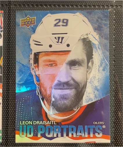 2025-26 Upper Deck Series 1 UD Portraits #P-30 Leon Draisaitl — front
