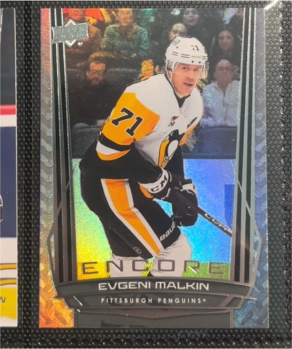 2025-26 Upper Deck Series 1 Encore #E-5 Evgeni Malkin — front