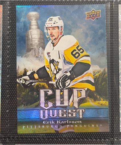 2025-26 Upper Deck Series 1 Cup Quest #CQ-5 Erik Karlsson — front