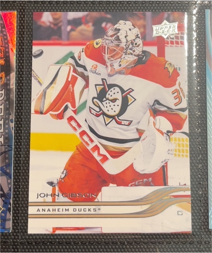 2024-25 Upper Deck #254 John Gibson — front