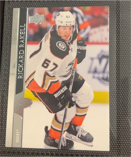 2020-21 Upper Deck #5 Rickard Rakell Anaheim Ducks — front