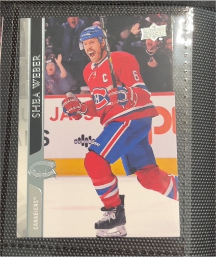2020-21 Upper Deck #101 Shea Weber — front