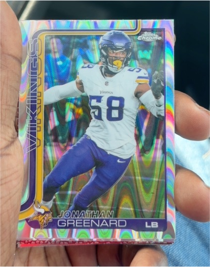 2025 Topps Chrome #197 Jonathan Greenard — front