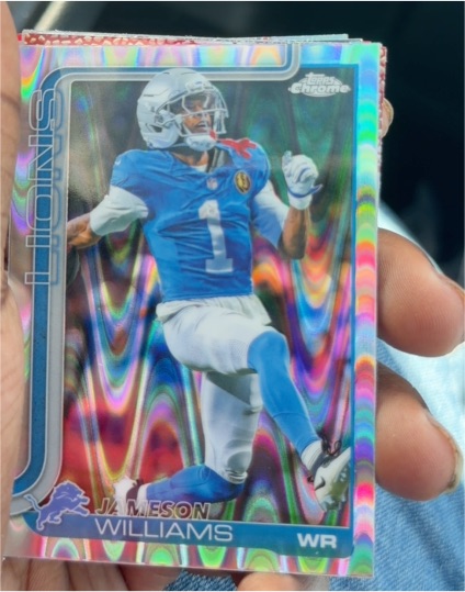 2025 Topps Chrome #97 Jameson Williams — front