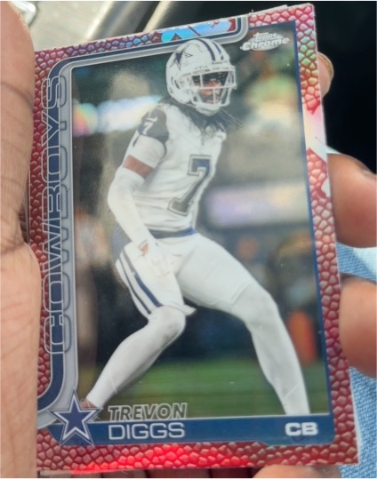2025 Topps Chrome Football #83 Trevon Diggs — front