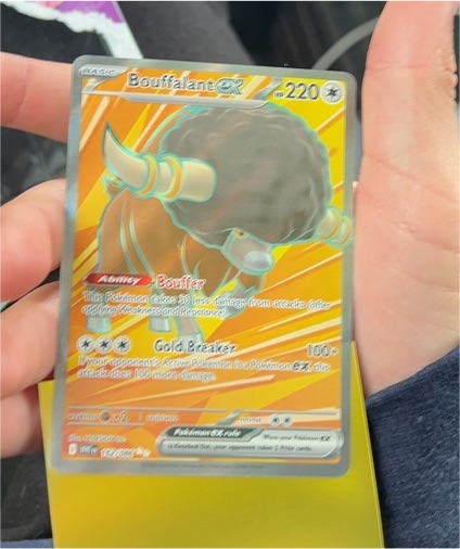 2022 Pokémon SV: White Flare #162 Bouffalant EX — front