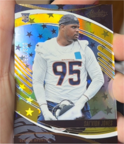 2025 Panini Absolute Rookies #175 Sai'vion Jones — front